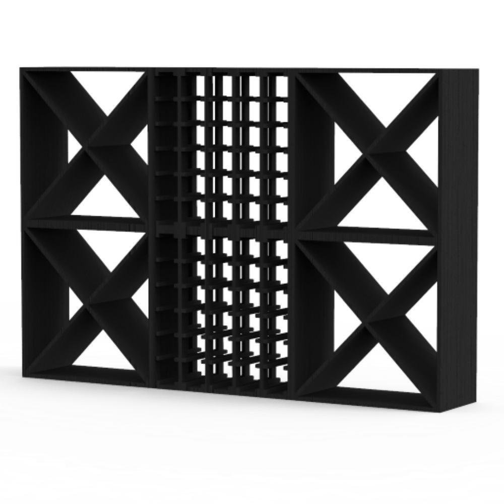 Wine Cellar Kit - 156 Bottles - Black Finish