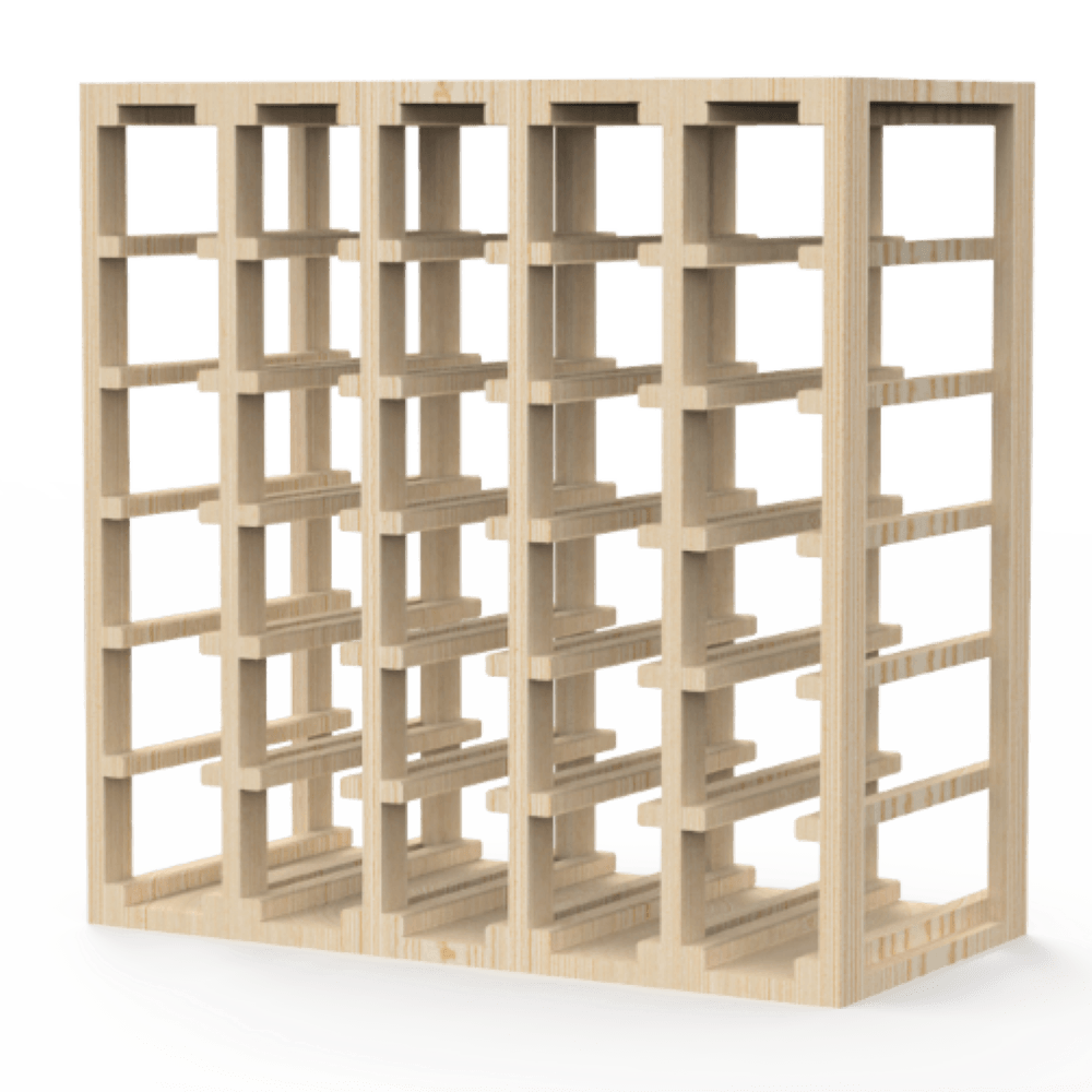 Lattice Cube - Natural Finish